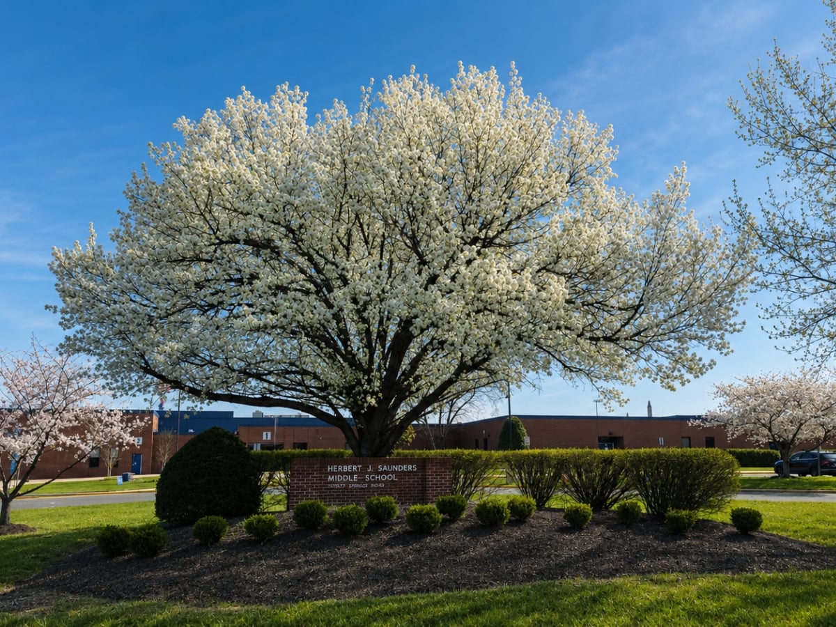 Saunders Middle School students